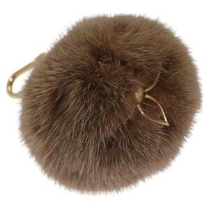 LOUIS VUITTON Porte Cles Lovely Vison Charm Beige M01018 LV Auth 112631